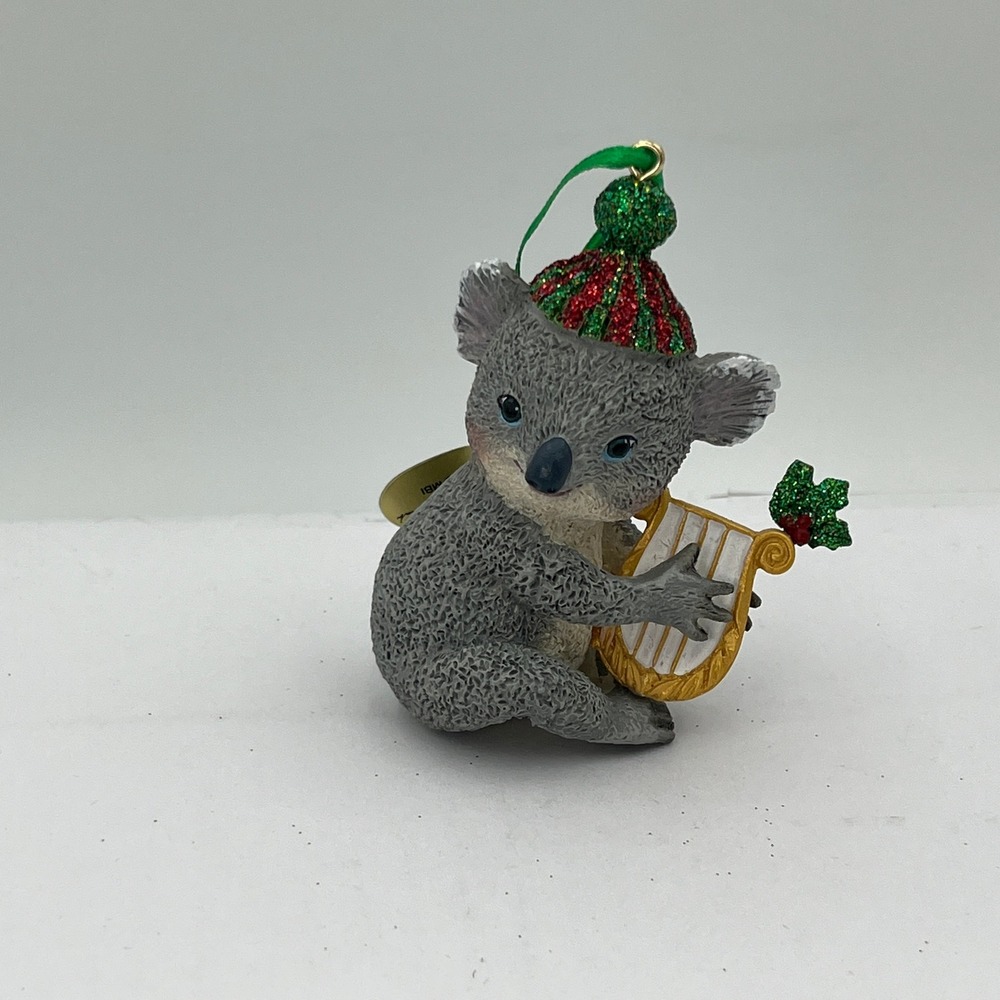 Danbury Mint Koala Ornament Baby Animal Collection Grey Harp Holiday Decor